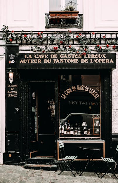 Classic cafe with inscription on street · Free Stock Photo