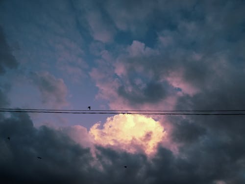 Free stock photo of beautiful sunset, blues, cloud Stock Photo