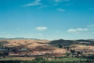 Brown Mountains Under Blue Sky