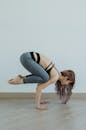 Woman Doing a Yoga Pose