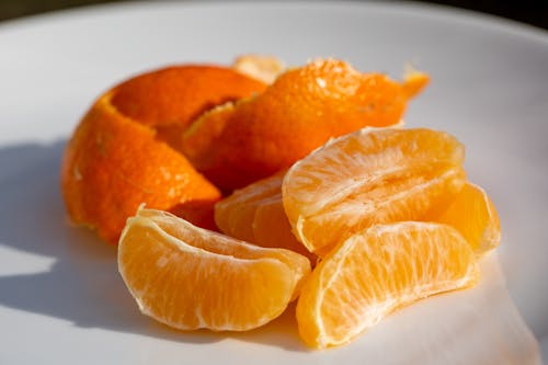 Macro Photography of Nutritious Oranges