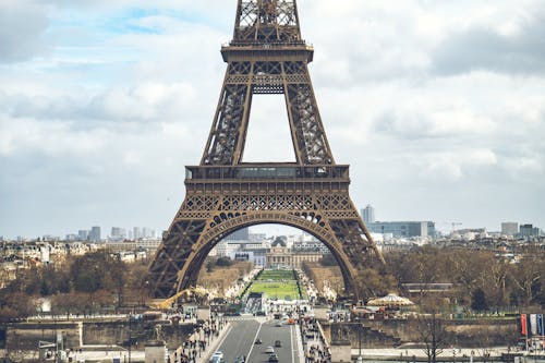 Free Eiffel Tower Under Gray Sky Stock Photo