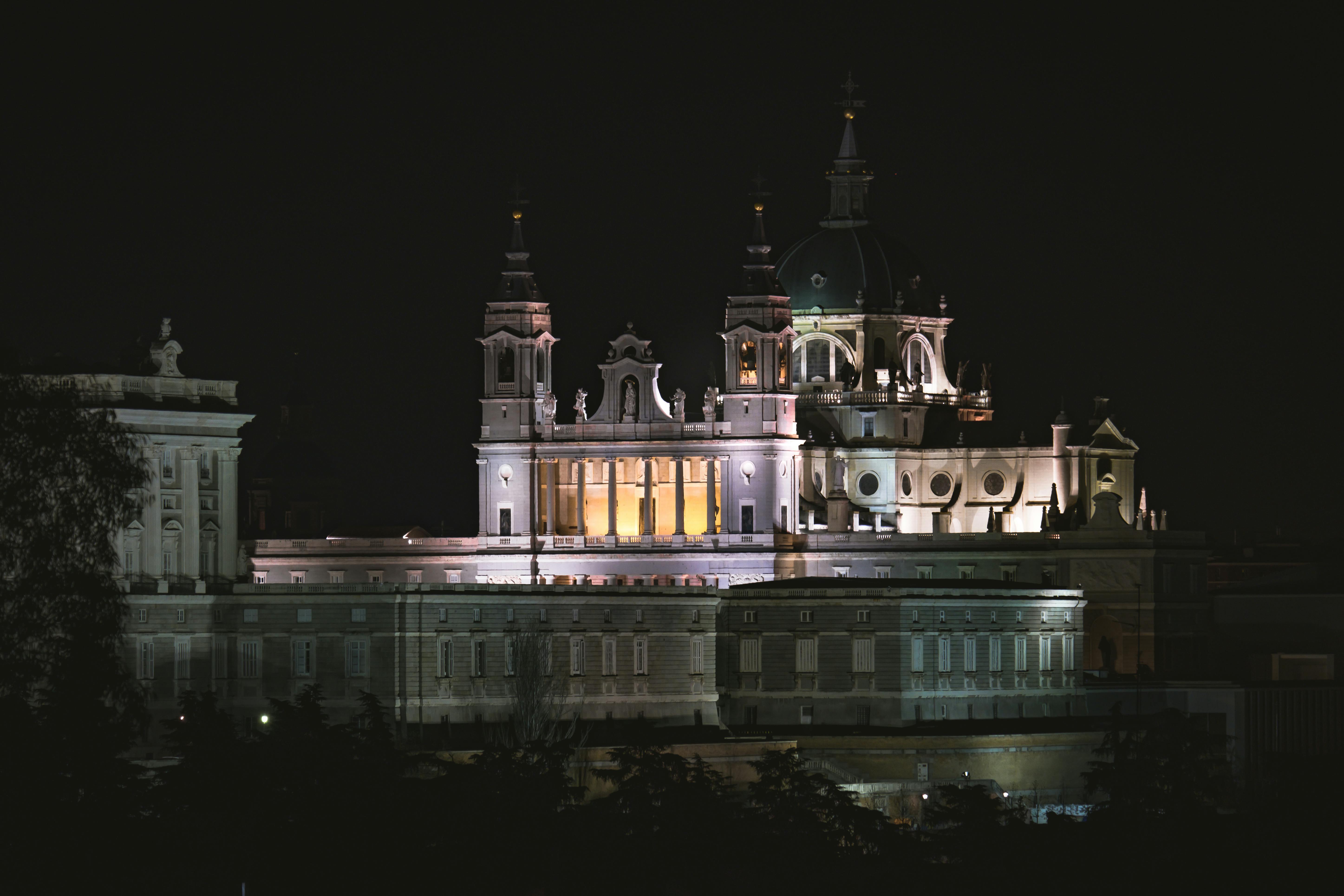 almudena cathedral in madrid spain