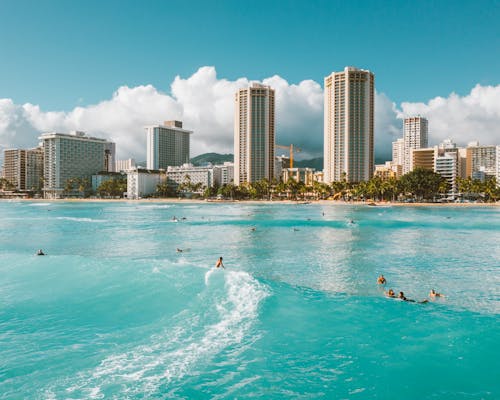 Ingyenes stockfotó épületek, felhők, hawaii témában