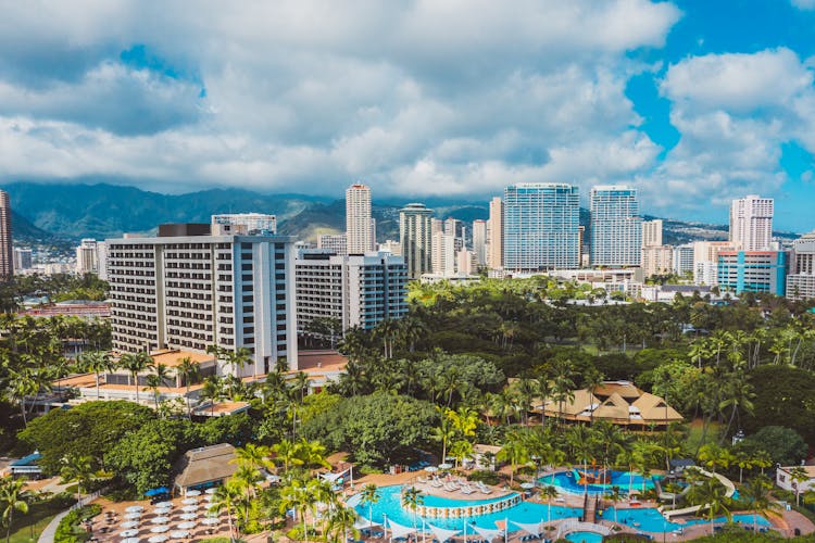 View Of A Tourist Resort