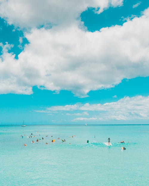 Kostnadsfri bild av blå, clouds, hav
