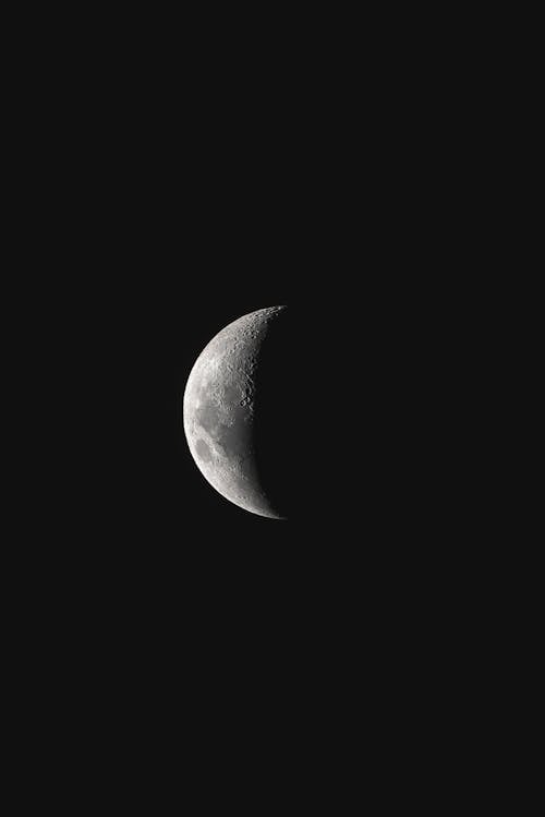 무료 어두운 밤하늘에 보름달 스톡 사진