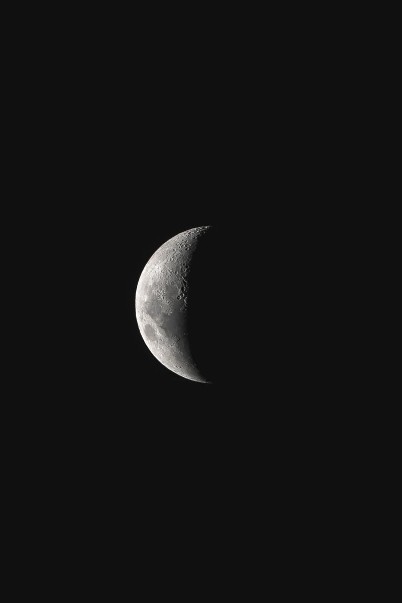 Luna llena en el oscuro cielo nocturno