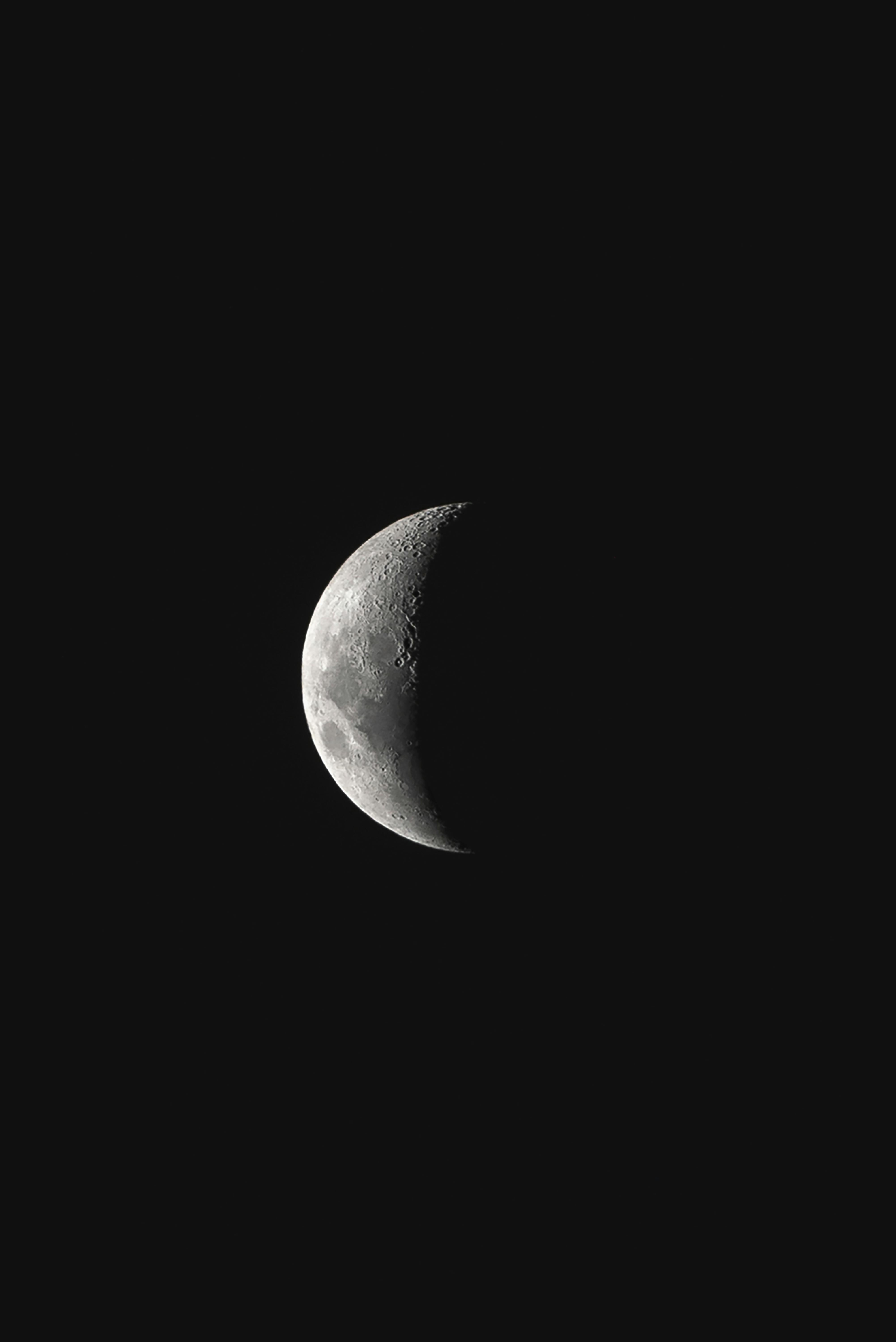 Full Moon in Dark Night Sky · Free Stock Photo