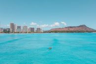 Panoramic View of City and Mountain at Seaside