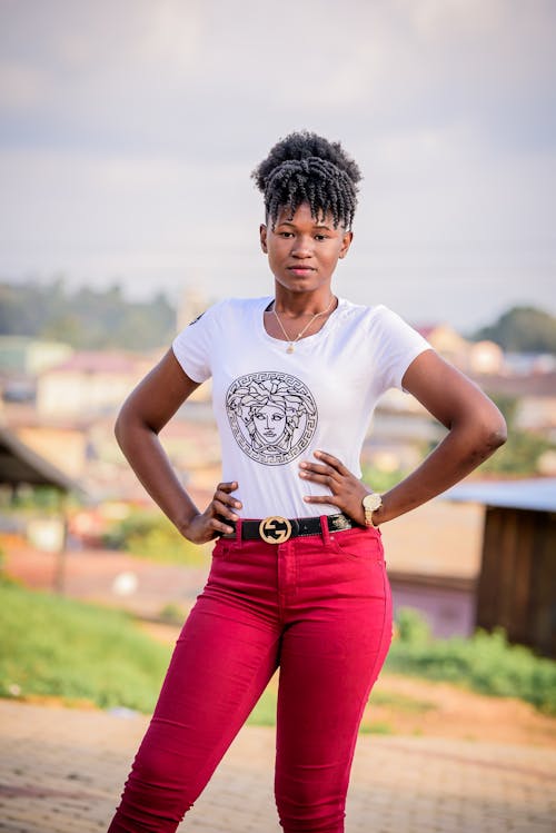 A Woman Posing with her Hands on her Waist