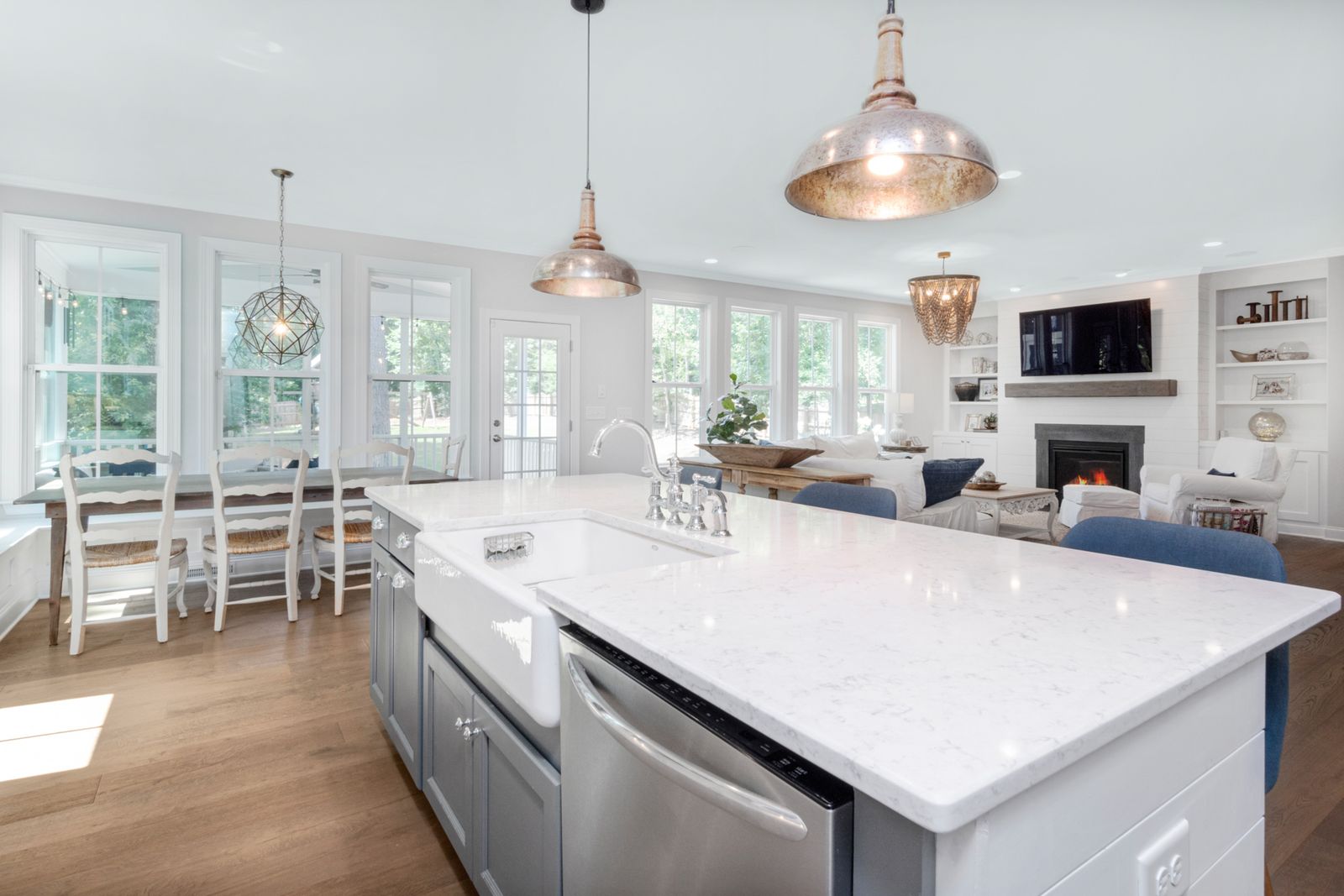 Open-plan kitchen and living area at Tansy Court Lofts — photo by Curtis Adams on Pexels