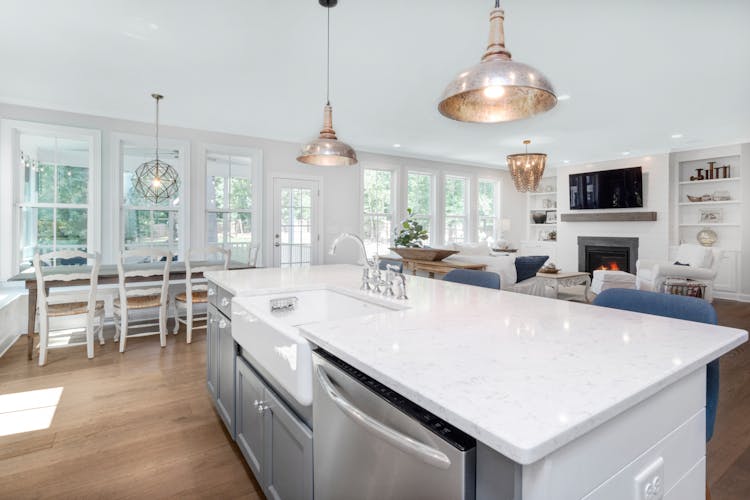 Living Room With Kitchenette