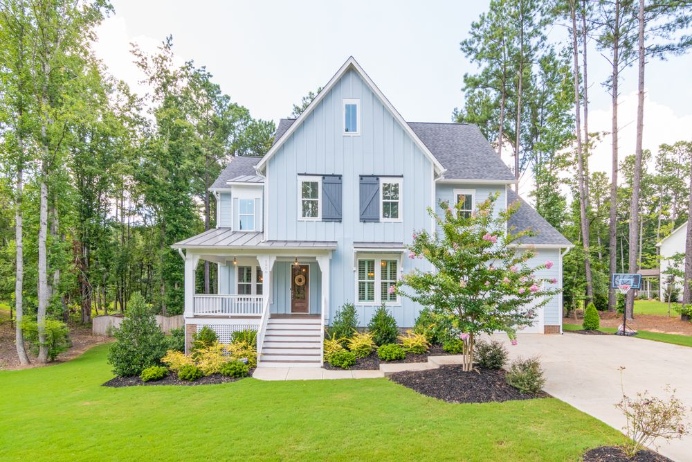 Traditional style home exterior