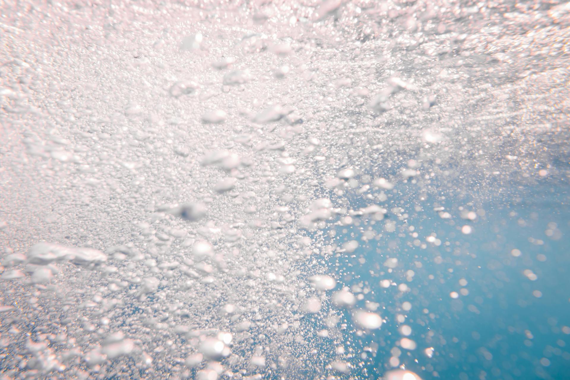 Air Bubbles Underwater