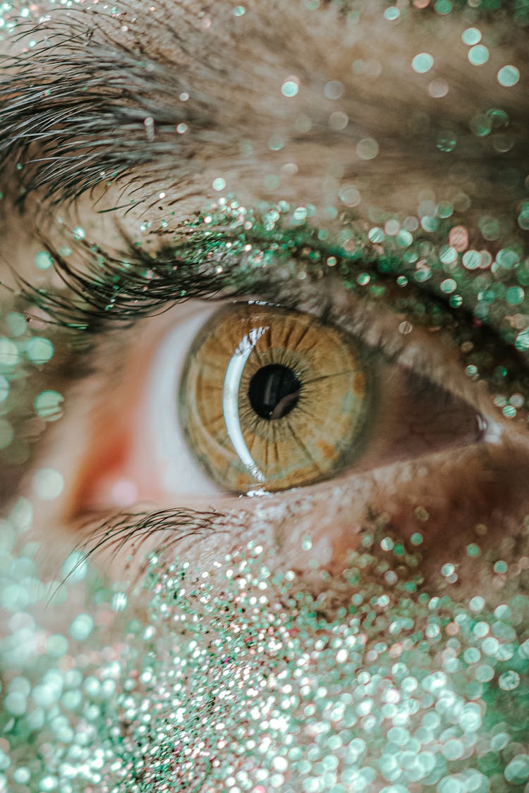 Human Eye With Green Iris