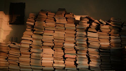 Free Stacks of Books Stock Photo