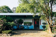 White and Gray Wooden House Near Green Trees