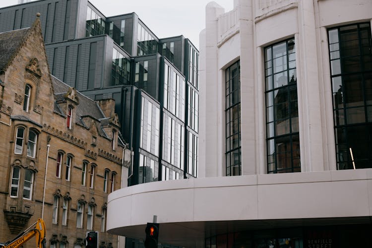 Buildings On Regent Street In Glasgow, Scotland