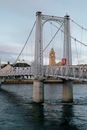 Gray Bridge over Body of Water