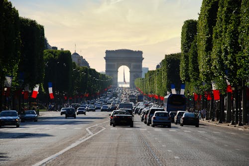 Free stock photo of arc de triomphe, paris, paris france Stock Photo