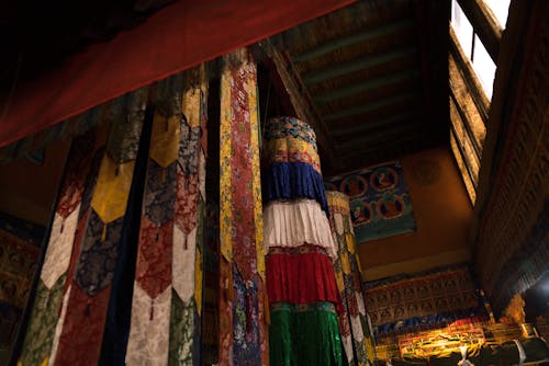 Interior Design of Traditional Buddhist Monastery