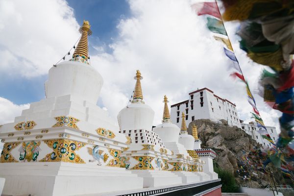 Thiksey Monastery sunrise view
