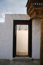 Brown Wooden Framed Glass Window