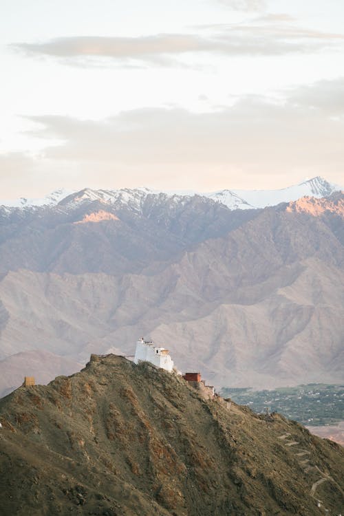 White Architecture in Rocky Mountains