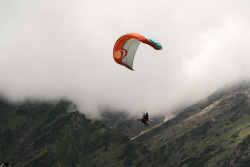 免费 不亦樂乎, 極限運動, 滑翔傘 的 免费素材图片 素材图片