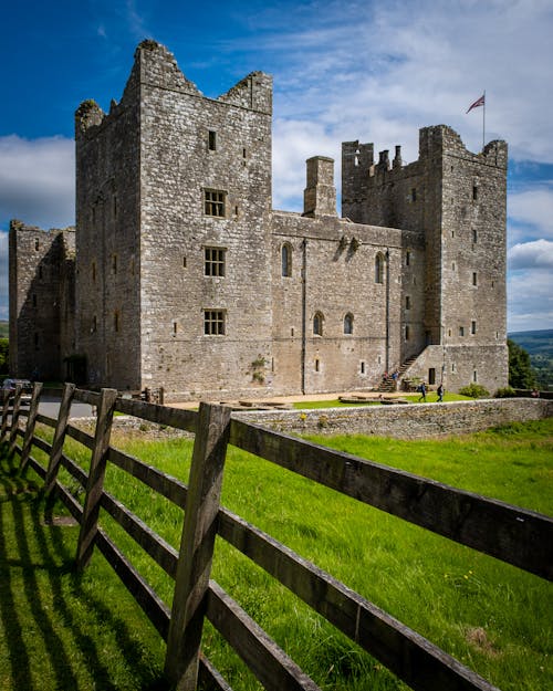 Free Bolton Castle in England Stock Photo