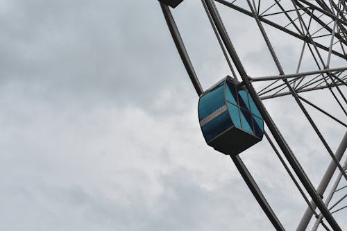 Free stock photo of booth, ferris wheel, sky