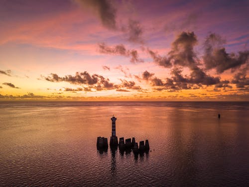  Ponta Verde Lighthouse during Sunset