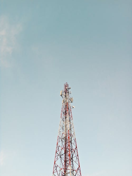 Foto d'estoc gratuïta de antena, Estructura d'acer, telecomunicacions