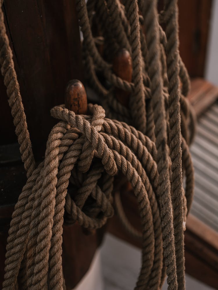 Brown Ship Ropes