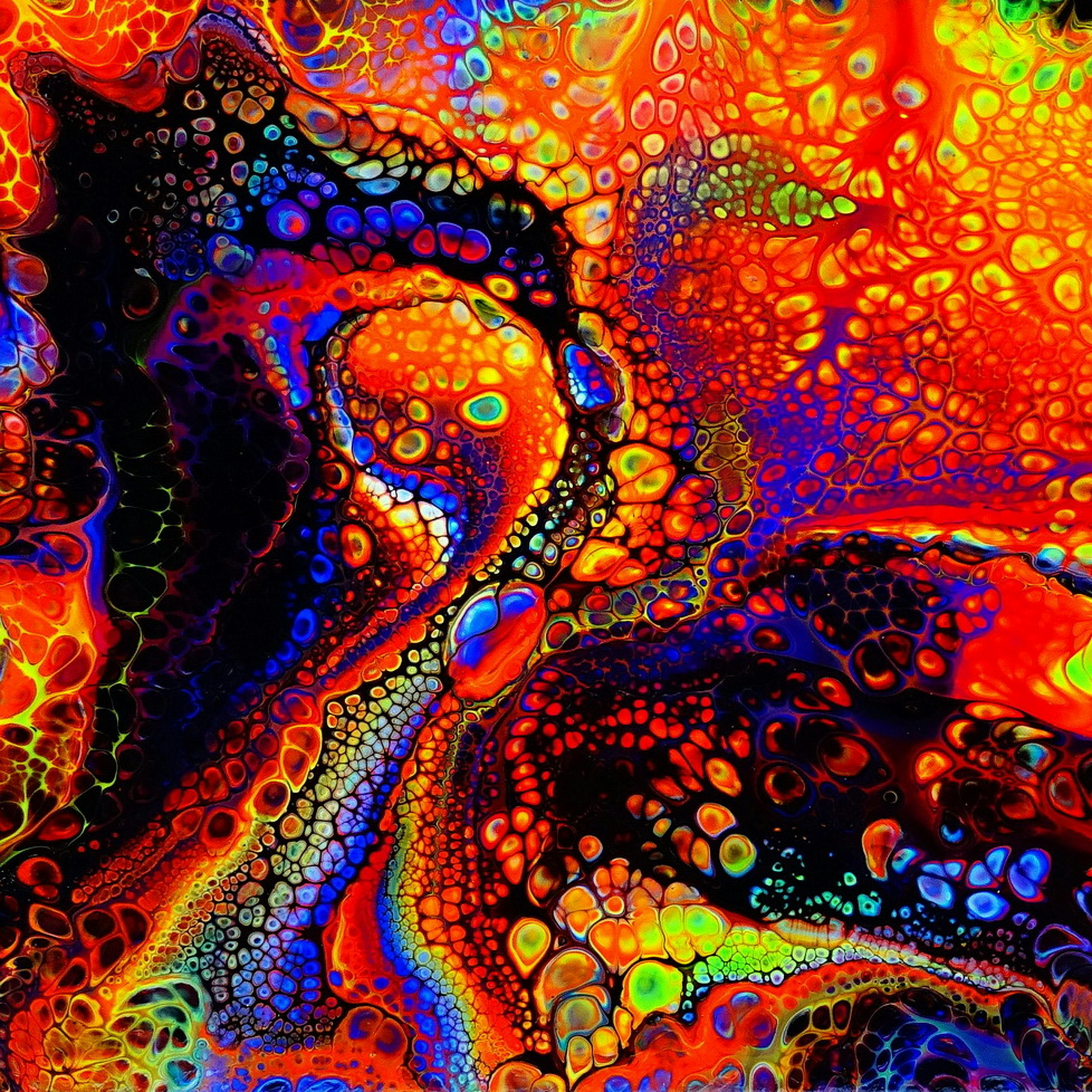 Psychedelic Painting With Colorful Swirls Background Trippy Pictures On  Acid Background Image And Wallpaper for Free Download