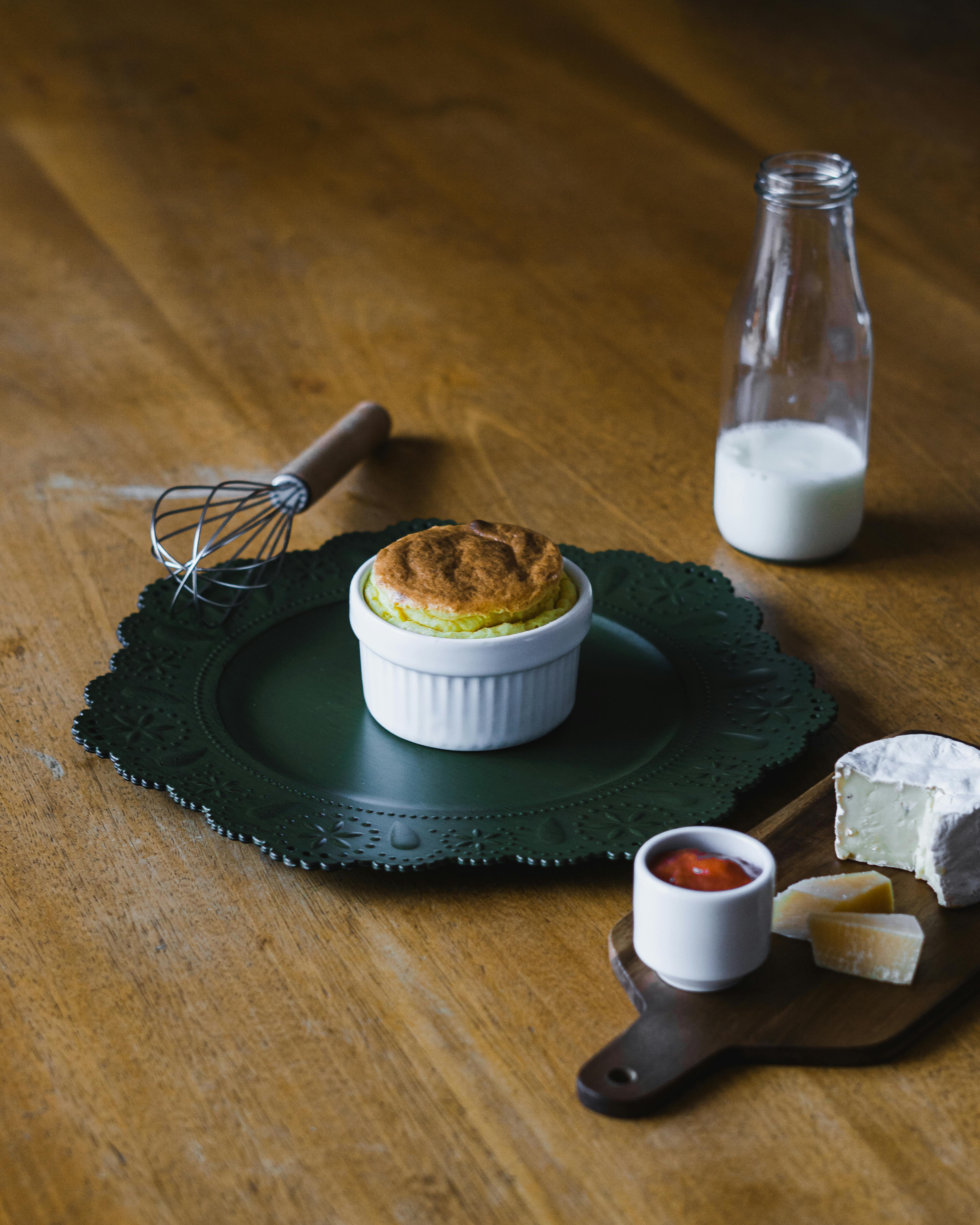 Soufflé on Ramekin Cup · Free Stock Photo