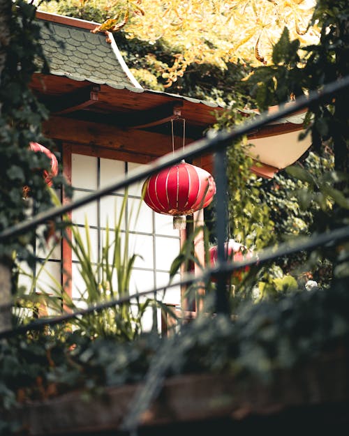 Foto stok gratis asiatisk jardim, atap, gantung