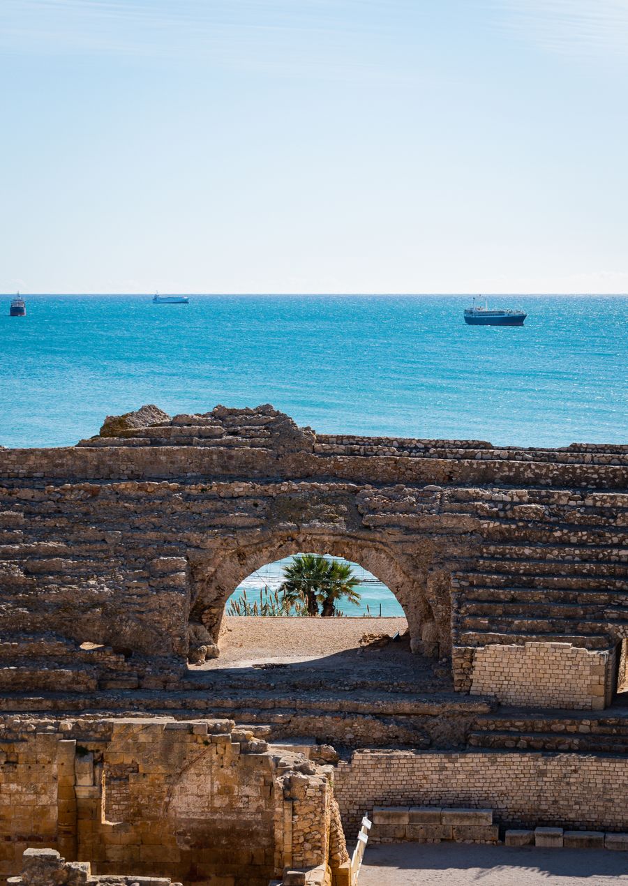 Tarragona, anfiteatro romano junto al mar