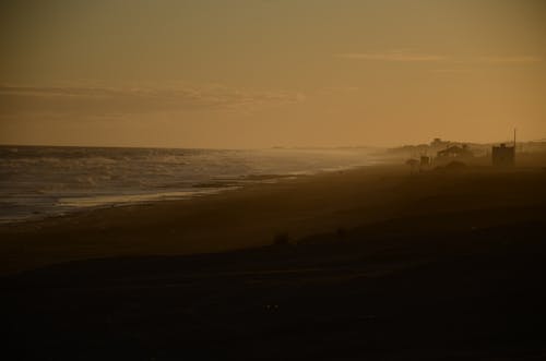 Sea Beach at Dusk