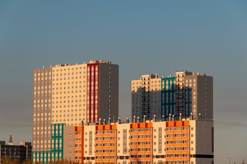 Brown and White High Rise Buildings