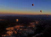 Hot Air Balloons in the Sky during Sunset