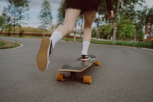 Δωρεάν στοκ φωτογραφιών με longboard, skateboard, skateboarding