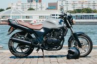 Black and Silver Cruiser Motorcycle