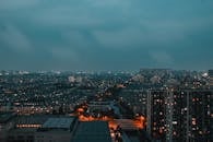 City Buildings during Nighttime