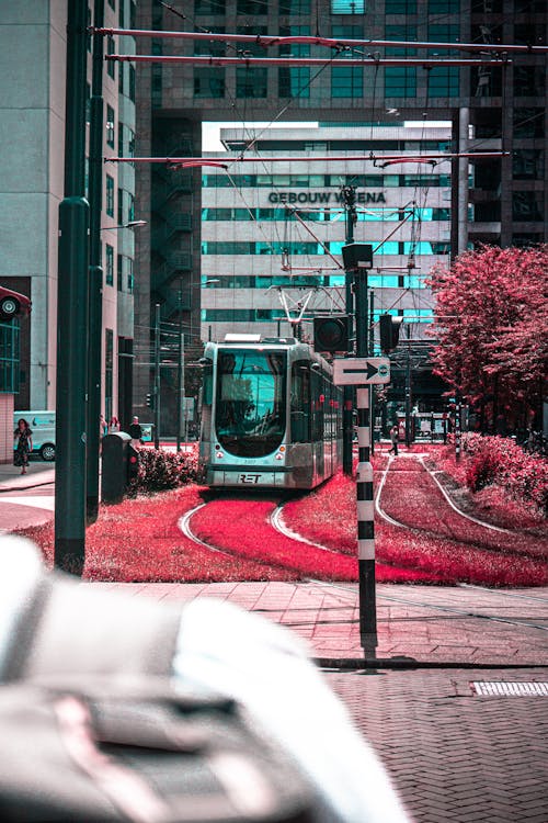 Foto profissional grátis de bonde, centro da cidade, cidade