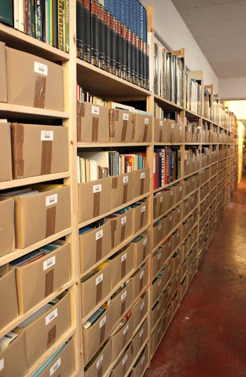 Free stock photo of book shelves, book stack, books