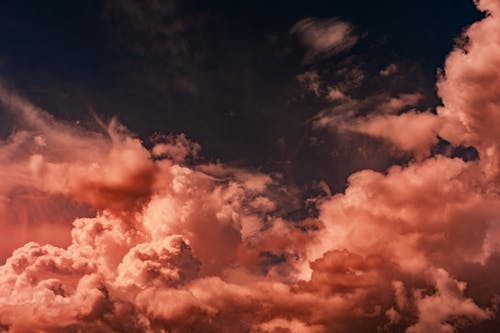 Free White Clouds Under Dark Sky Stock Photo