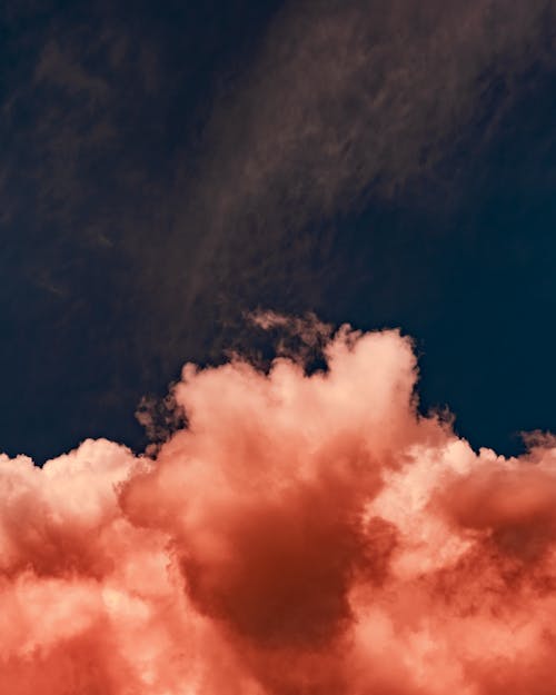 Free Low Angle Shot of Dramatic Sky During Night Time Stock Photo