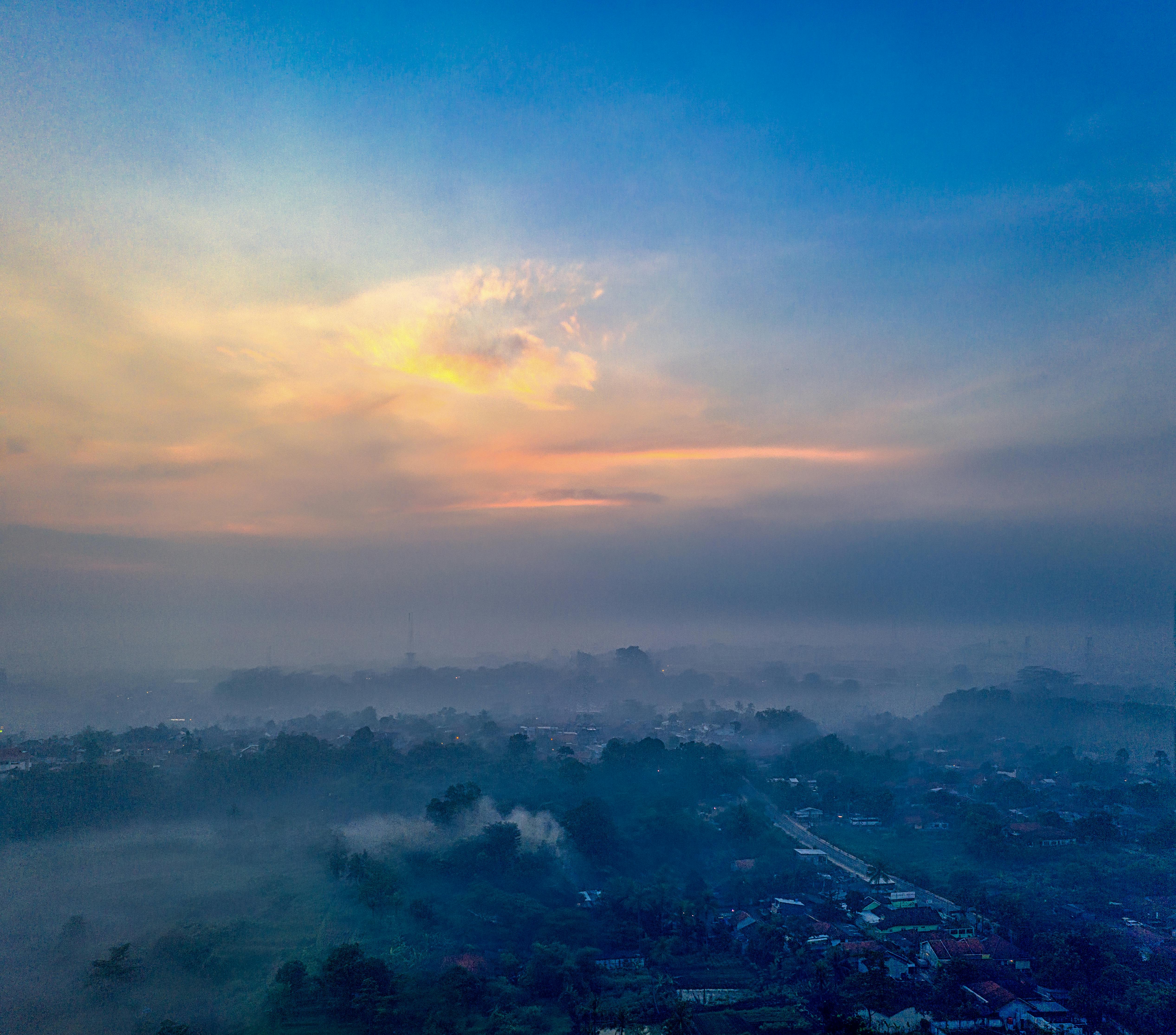 light dawn landscape nature